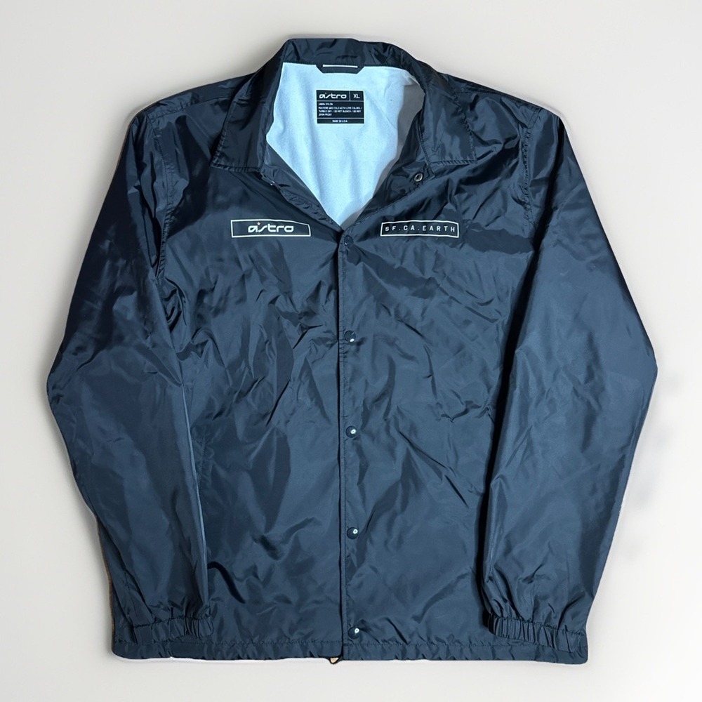 Astro Gaming Jacket Men's XL Black Windbreaker SF.CA.Earth Headset Made in USA